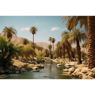 canvas of Palm Trees